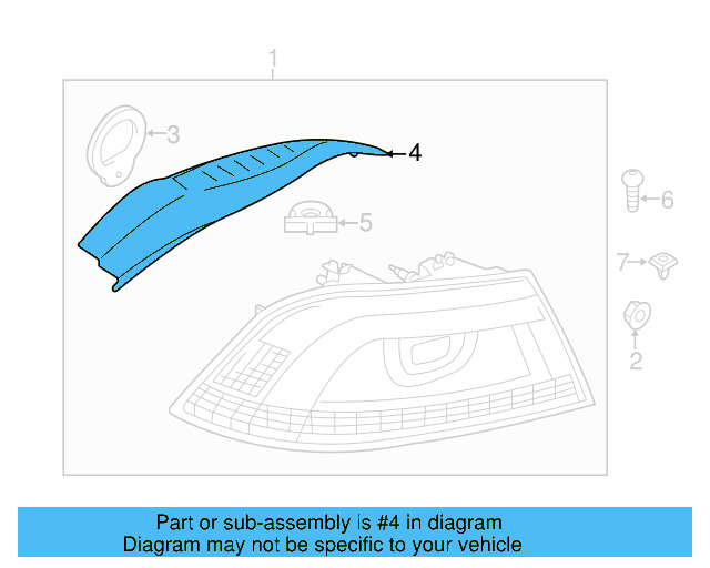 Trim 1Q0-945-311-C - View 3