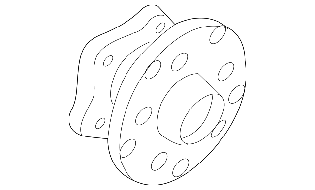Hub & Bearing 8E0-501-611-J - View 8
