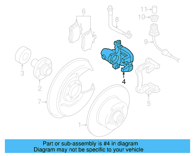 Caliper 8E0-615-423 - View 19