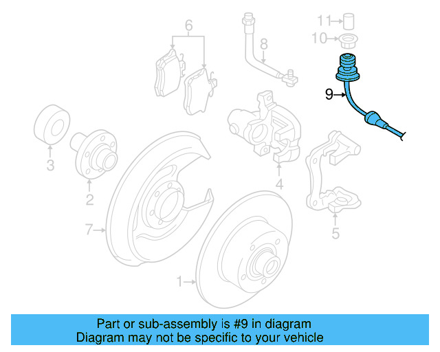Speed Sensor Cup 893-927-809 - View 6