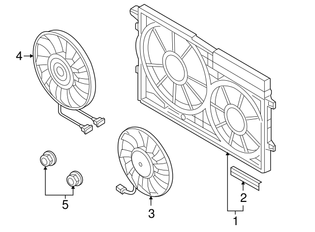 Radiator Shutter Assembly 1K0-121-223 - View 68
