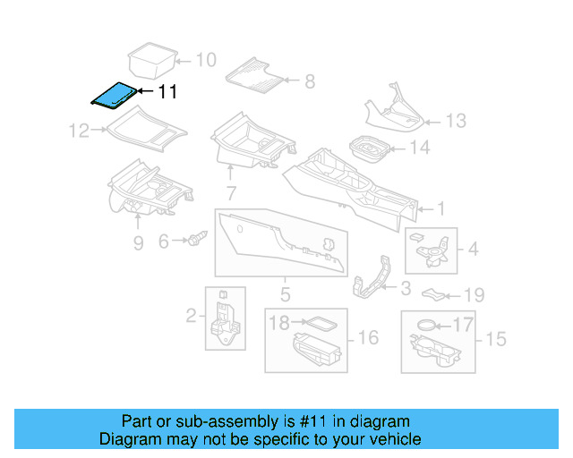Storage Box Door 1K0-857-351-F-1QB - View 34