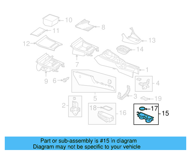 Cup Holder 5K0-862-531-A-82V - View 22