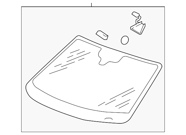 Windshield 2GJ-845-011-K-NVB