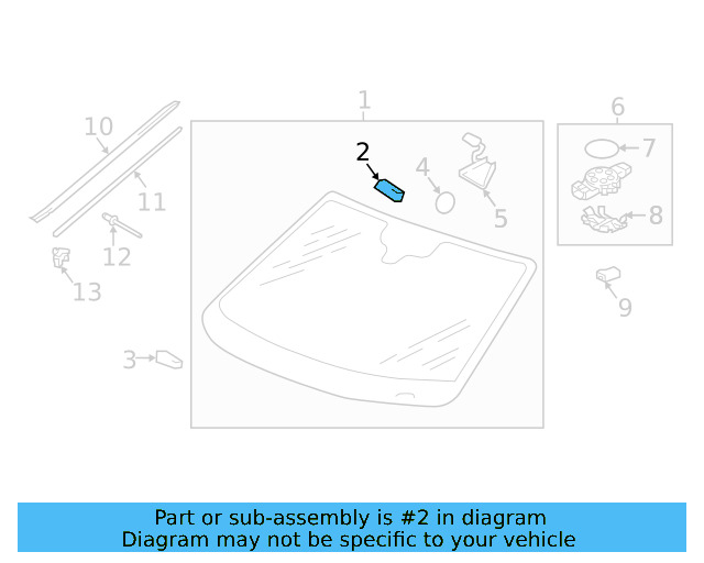 Back Glass Buffer 3C0-845-237 - View 24