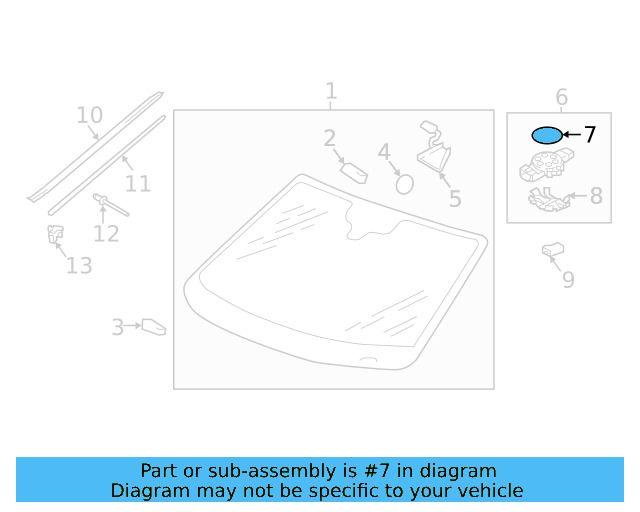 Rain Sensor Adhesive Kit 7N0-955-609 - View 20