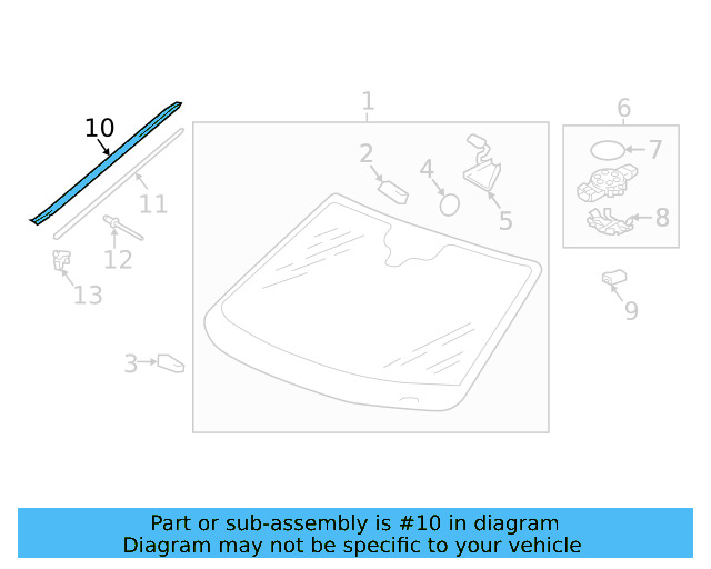 Reveal Molding 2GG-854-327-A-5AP - View 2