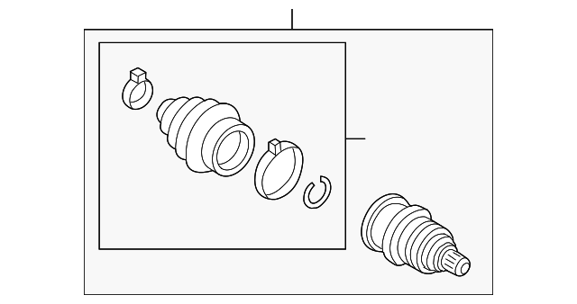 Outer Joint Assembly 3Q0-498-099-X