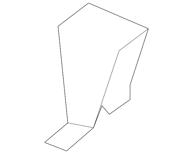 Console Body Rear Bracket 5C6-863-532-B - View 10