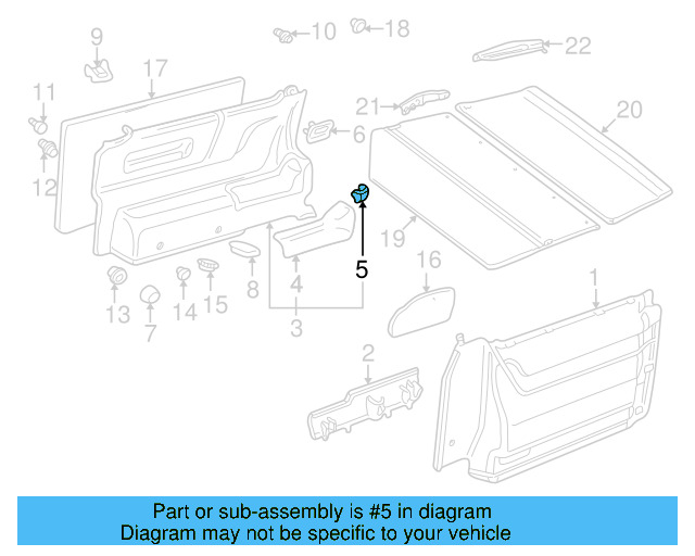 Cover Clip 705-868-439 - View 3