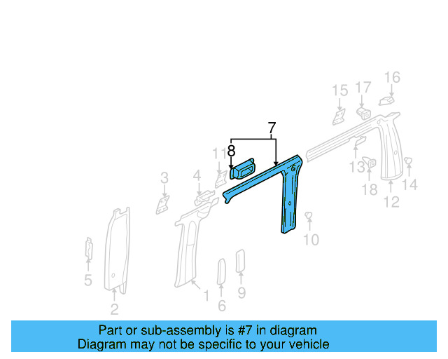 Trim 7D0-867-288-D-Y20