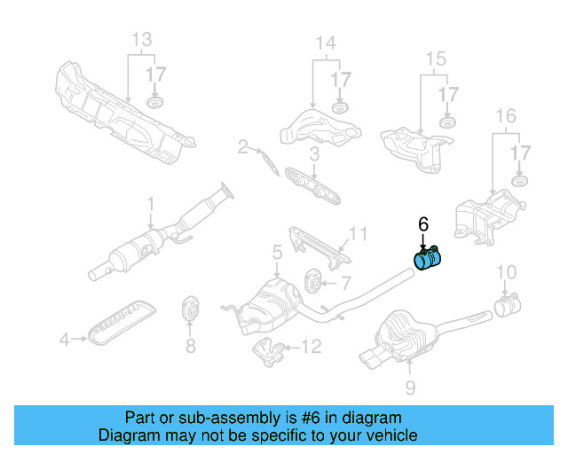 Muffler & Pipe Clamp 1K0-253-141-H - View 56