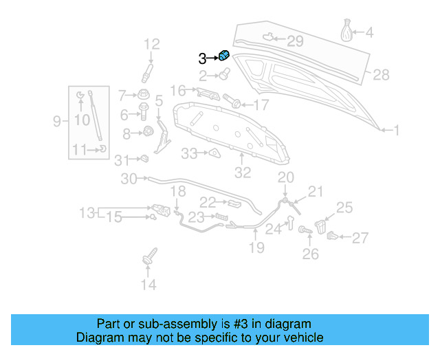 Hood Bumper 867-827-500-A - View 85