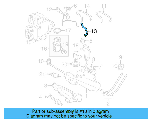 Vent Tube 1C0-201-160-P