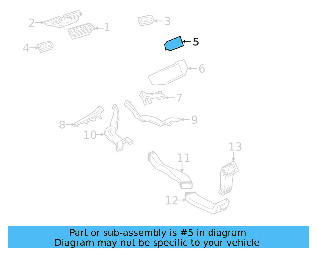 Vent Panel 3CN-858-418-K-041 - View 11