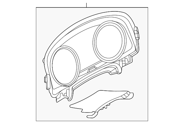 Cluster Bezel 3CN-858-366-B-IQI