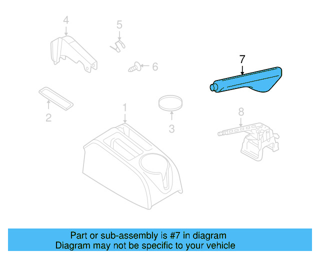 Park Brake Handle 1K0-711-461-E-ULH - View 11