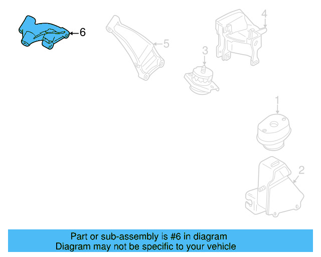 Rear Bracket Bracket 02G-409-905-A