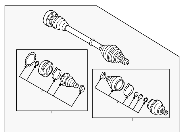 Axle Assembly 3Q0-501-204-B - View 3