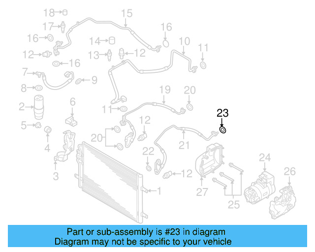 Rear AC Line O 4E0-260-749-B - View 67