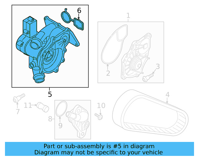 Thermostat Unit 06L-121-111-P - View 13