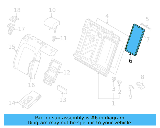 Frame Trim 5G0-885-219-A-82V - View 17