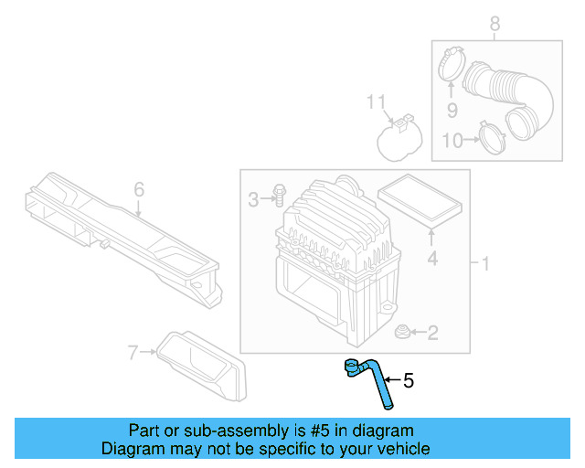 Drain Hose 5Q0-129-637-C - View 35