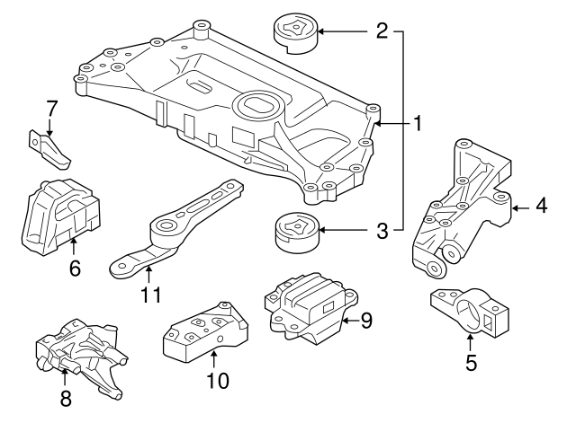 Support Bracket 06J-199-207-P - View 36