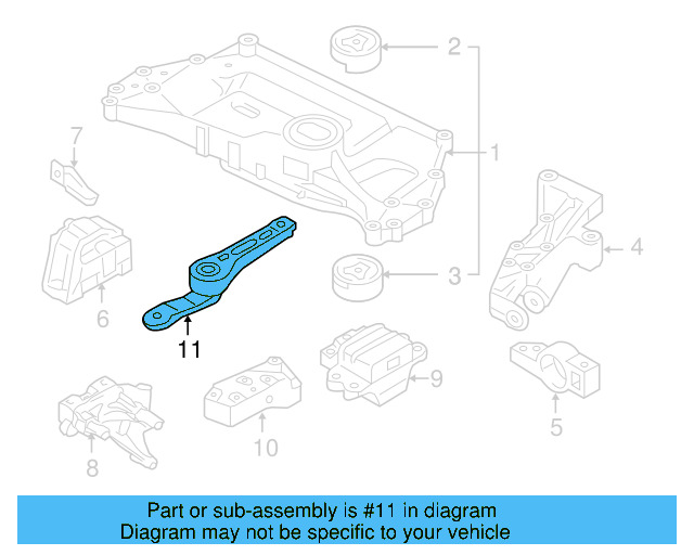 Rear Support 1K0-199-855-BJ - View 70
