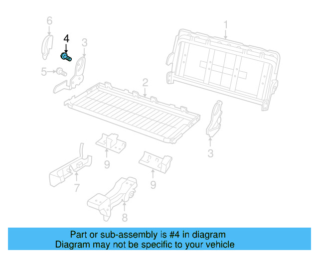 Hinge Screw WHT-004-605 - View 3