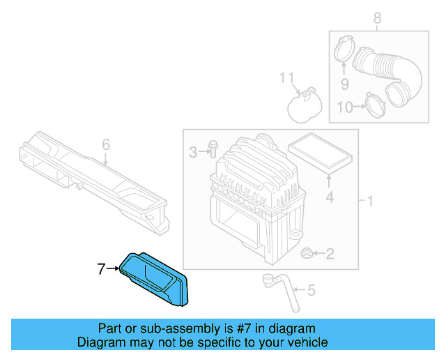 Intake Duct 3QF-129-618 - View 5