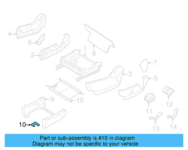 Lifter Bracket 7B0-881-547-C - View 6