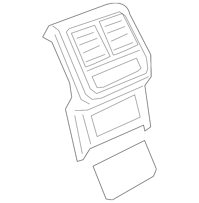 Rear Trim 3G8-864-298-B-LCL - View 4