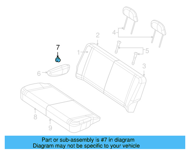 Armrest Plug 7B0-883-867-DK5