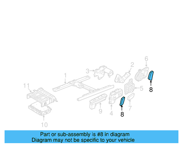 Adjust Lever 3C0-959-818-9B9 - View 11