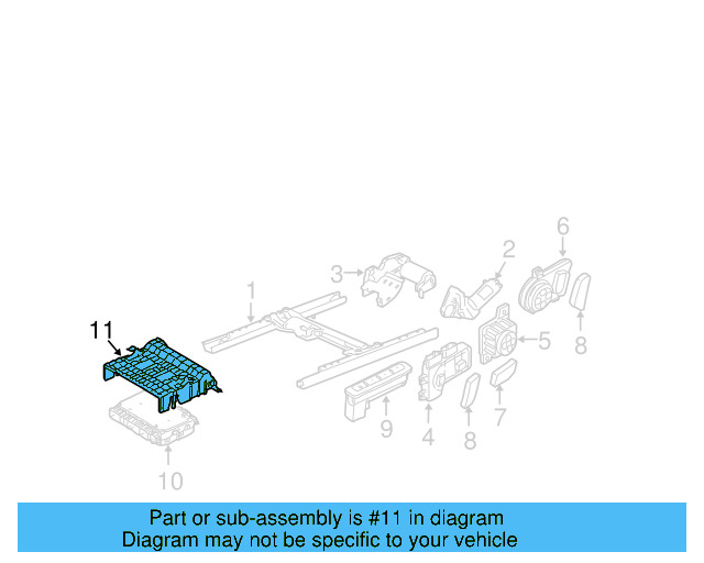 Control Module Bracket 1K0-959-115-E - View 9