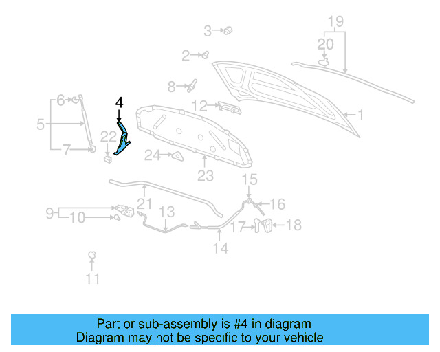 Hood Hinge 1KM-823-302 - View 16