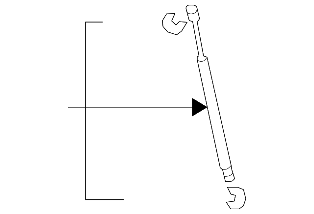 Hood Lift Support 1K0-823-359-A - View 5