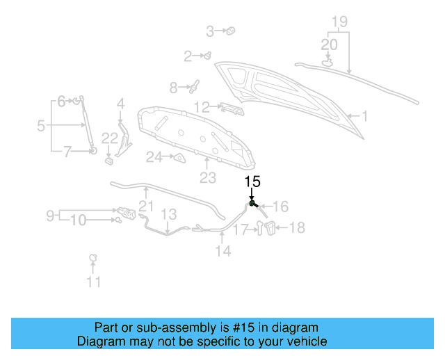 Release Cable Grommet 1K1-823-544 - View 26