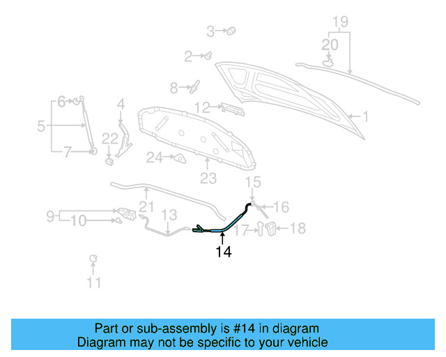 Release Cable 1K1-823-535-A - View 10