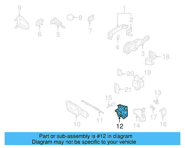Lock Actuator 3B1-837-015-AT - View 35