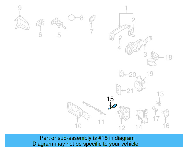Lock Cable 1K0-837-070