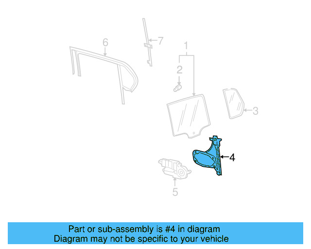 Window Regulator 1K4-839-402-B