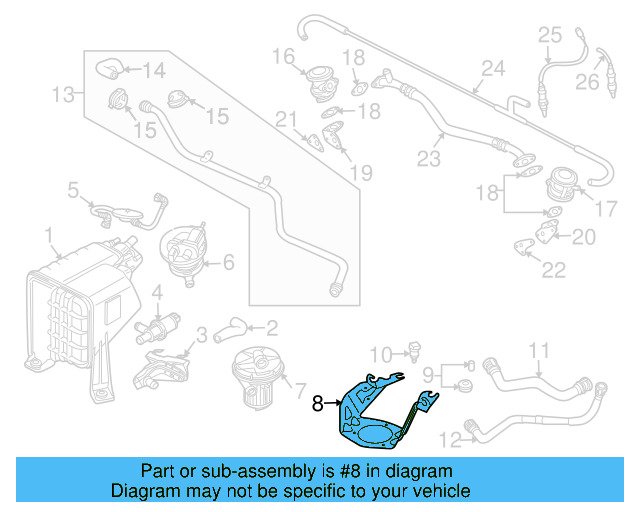 Air Pump Bracket 7L0-906-287 - View 8
