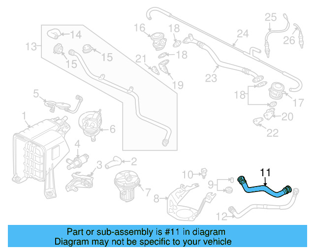 Intake Pipe 7L0-131-625 - View 18