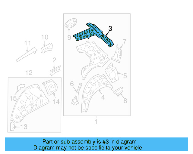 Pillar Reinforced 5G3-809-123
