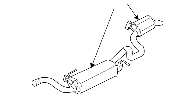 Muffler & Pipe 7B0-253-609-C - View 3