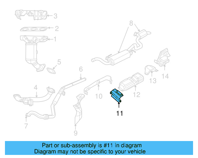Heat Shield 7B0-253-701 - View 7