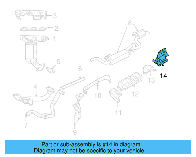 Heat Shield 7B0-803-313 - View 4