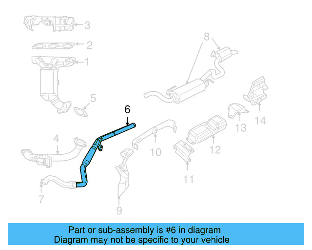 Front Pipe 7B0-253-091-C - View 4